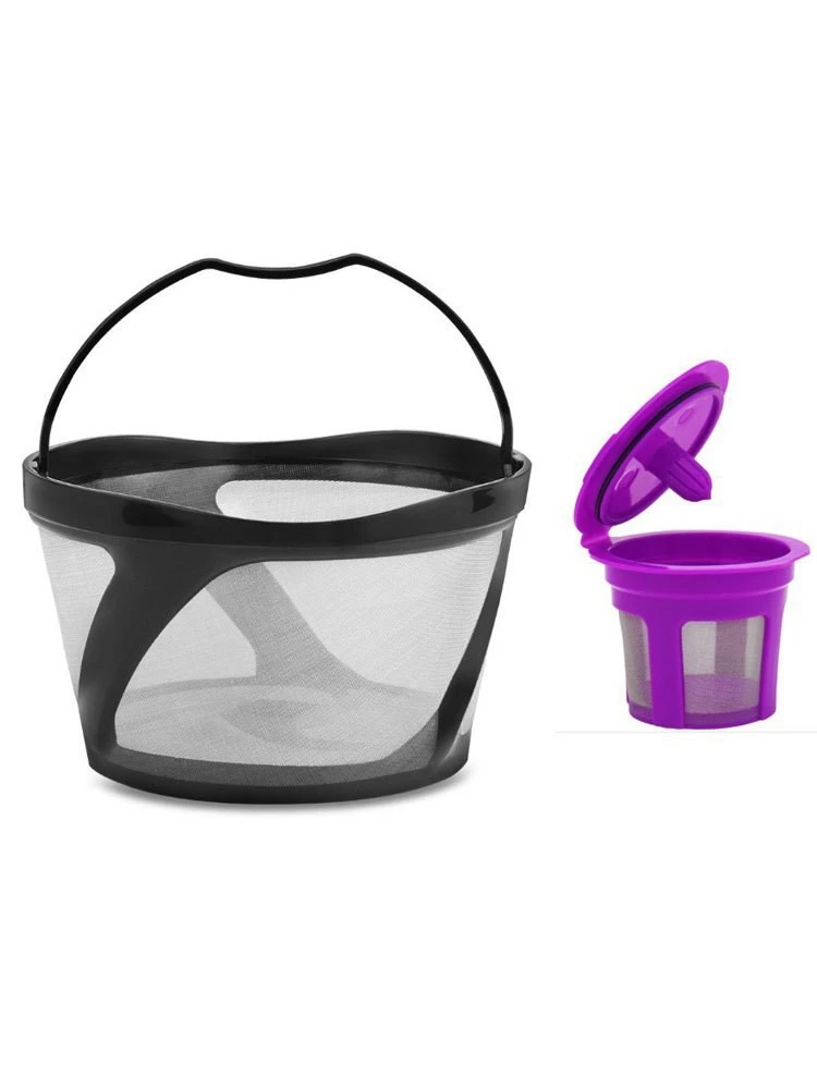 

Reusable Coffee Filter K-Cup Keurig Kduo Hand-Poured Coffee Filter Cup Funnel Filter Basket Nordic Style Coffee Brewing Tool