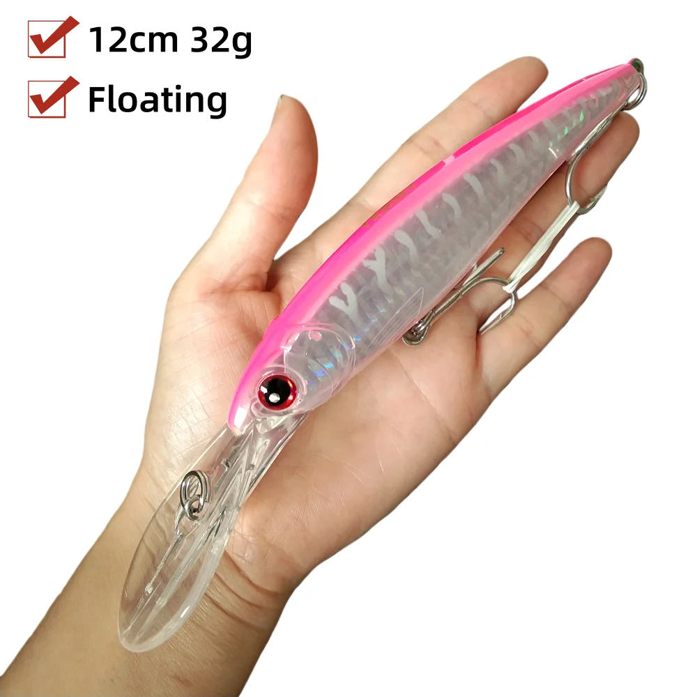 Noeby Señuelos Flotantes de Invierno para Agua Salada 120 mm y 32 g - imagen 5