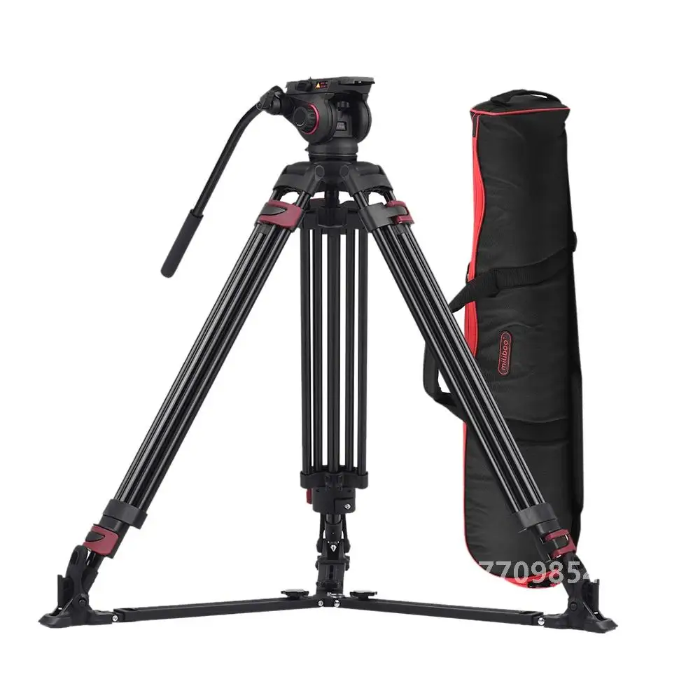 Miliboo MTT609A Professional Photography 3 Sections Tripod Stand Aluminum Alloy for Canon Nikon Sony DSLR Cameras Camcorders