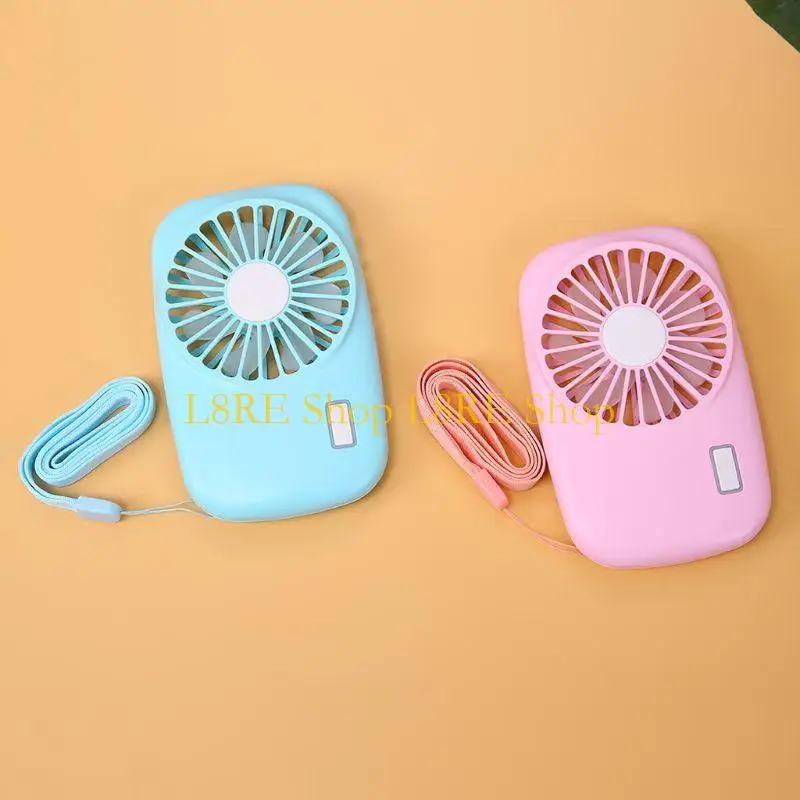L8re Summer Mini Fan 2 Speed Fan القابلة للتعديل مع مروحة USB قابلة لإعادة الشحن