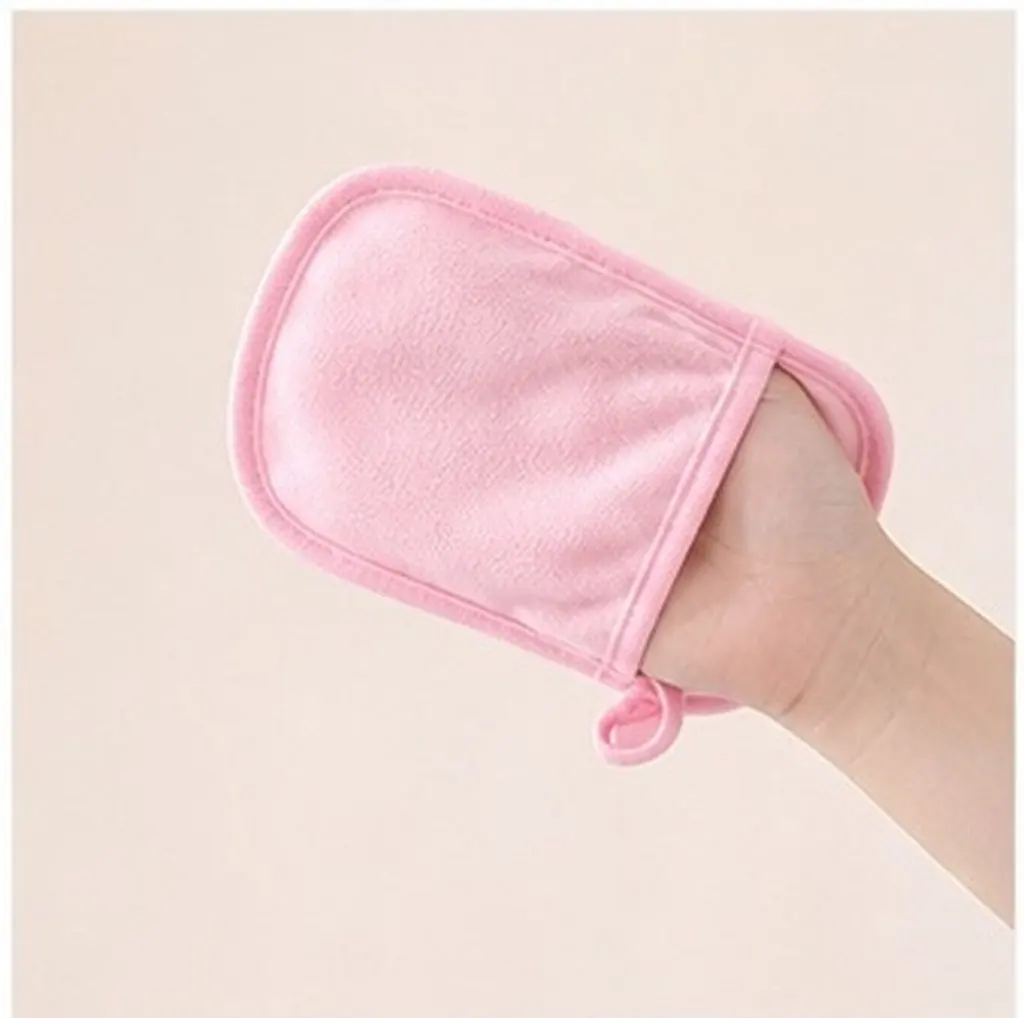 4Pcs Bath Mitts High-Quality Cotton Polyester Gentle Scrub for Bathing Reusable Bath Gloves Thumb Ring