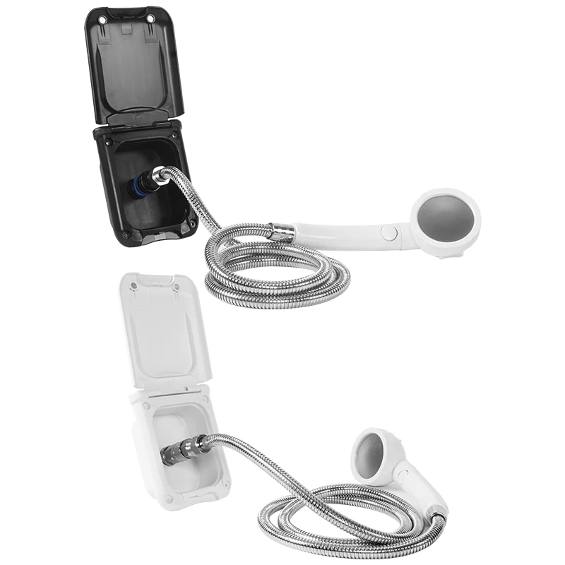 الملحقات RV اتصال منفذ المياه ورأس الدش غطاء شفط مغناطيسي مقاوم للغبار مدخل مياه السيارة