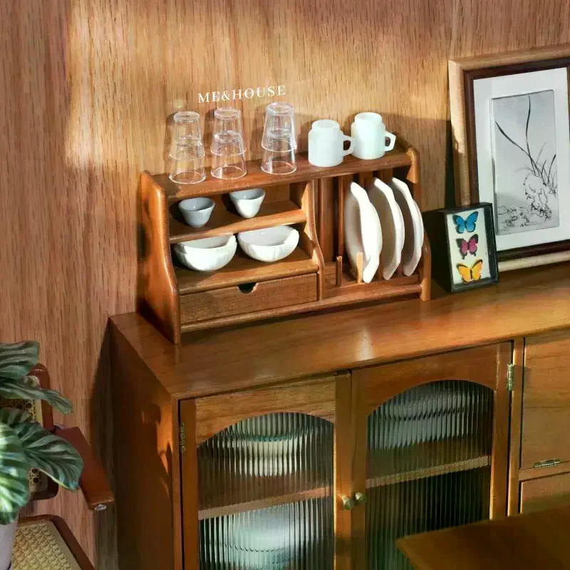 6 قطعة كوب ماء صغير لعبة 1/6 دمية مصغرة كأس للنبيذ لتقوم بها بنفسك الديكور بيت الدمية الملحقات