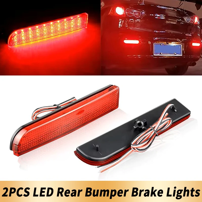 

2 шт. светодиодные сигнальные огни заднего бампера Canbus для Mitsubishi Lancer 08-17 Evolution X 08-16 Outlander Sport/RVR/ASX 2011-2012