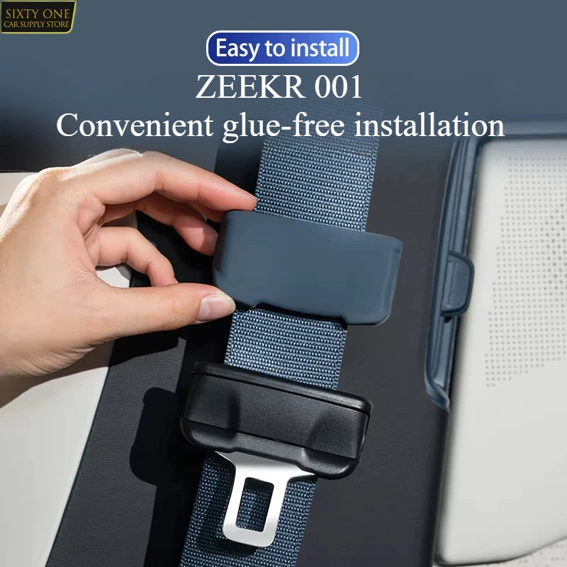 

For ZEEKR 001/007/009 seat belt protective cover modified accessories silicone protection ZEEKR 001/007/009 seatbelt cover