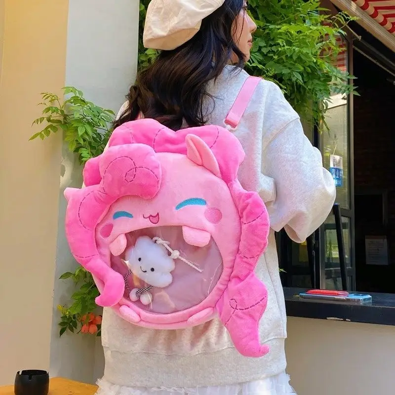 My Little Pony Plush Mouth Bag  Itabag Translucent Display Large Capacity Portable Storage Holiday Gift Commuting Festival Gift view 4