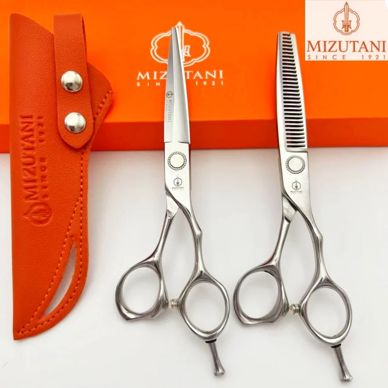 

MIZUTANI barber Scissors 6.0 -inch scissors VG10 material scissors hair thinning scissors Barber shop professional scissors tool