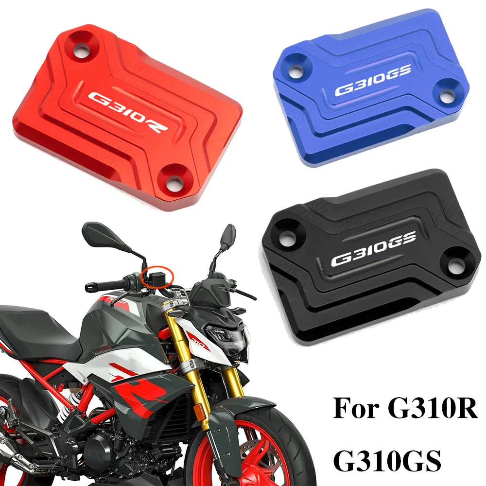 Motorcycle CNC Front Brake Fluid Reservoir Cover Oil Tank Cap For BMW G310R G310GS G 310 R GS 2017-2023 G310 R/GS 2022 2021 2020