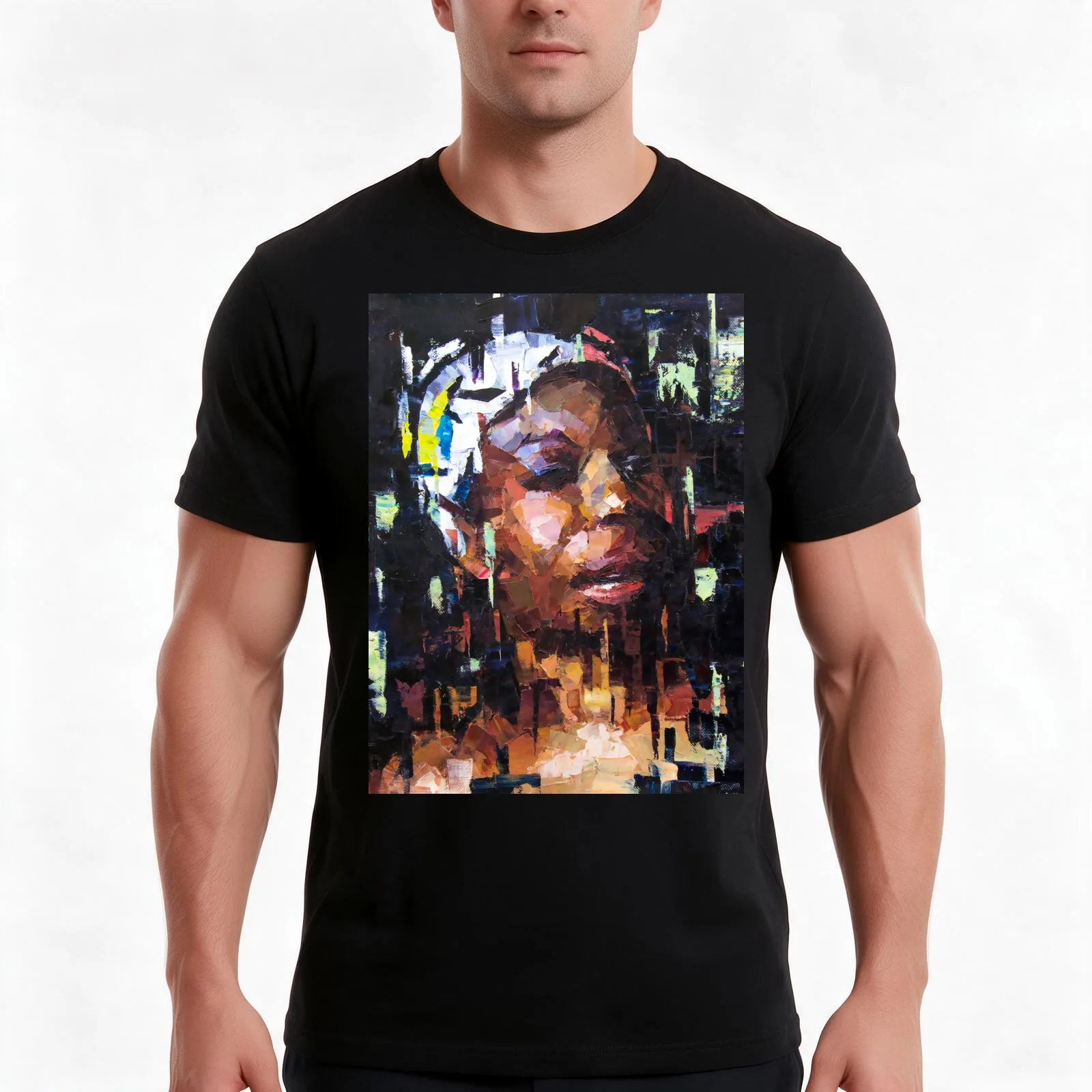 Solitude - Nina Simone T-Shirt Summer Casual Cotton Tee Oversized Streetwear Tops Vintage Graphic Print Unisex Men Women