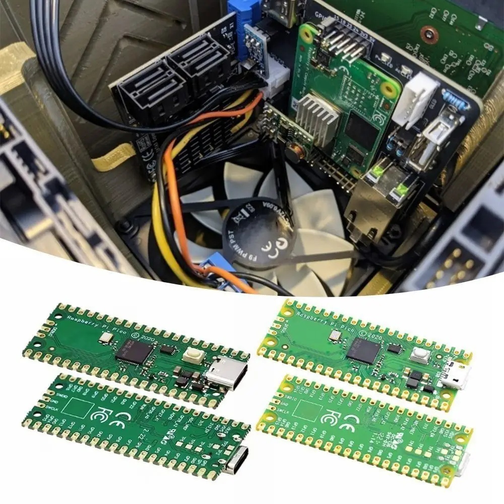 Original Raspberry Pi Pico Development Board,Pico or Pico H with Pin Header, support MciroPython/C++ image 2