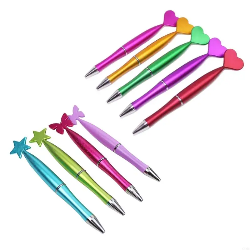 

C90C 10x Twist Ballpoint ручка плавное написание сердца Серде