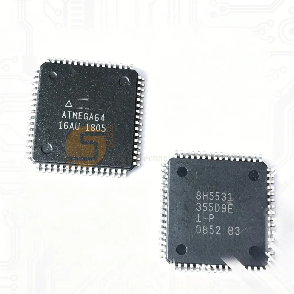 

50pcs ATMEGA64A-AU ATMEGA64-16AU 64L-8AU ATMEGA64A-MU QFN64