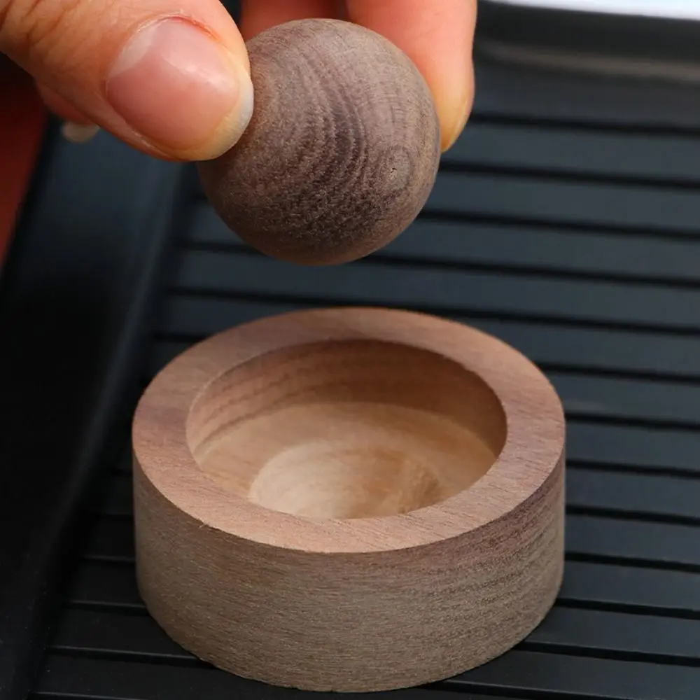 Kugelförmiger Diffusor für ätherische Öle aus Holz, erweiterter Aromatherapie-Inhaler, langlebig, duftendes Holz, für Zuhause, Schlafzimmer, Ornamente