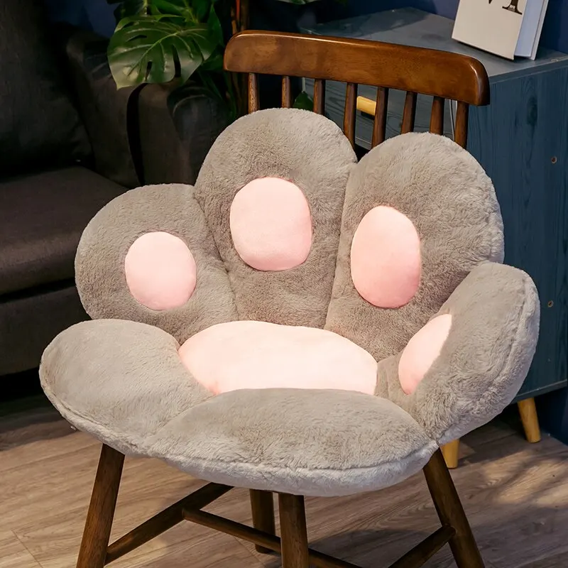 HOT 70*60cm  Cat Paw Plush Toys Cute Soft Stuffed Floor Cushion Chair Sofa Butt Pad for Home Room Decoration Office Nap Dolls view 6