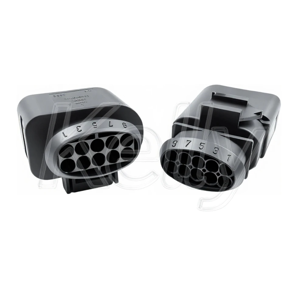 10P Car Door Lock Socket Auto Headlight Sealed Connector For VW Audi 1J0973815 1J0 973 815 1J0973715 1J0 973 715 6X0973815