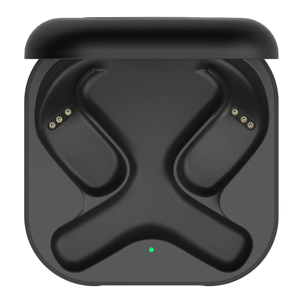 Custodia di ricarica per Shokz OpenFit T910 Custodia per caricabatterie per cuffie a orecchio aperto Custodia per caricabatterie per auricolari Caricabatteria integrato da 600 mAh