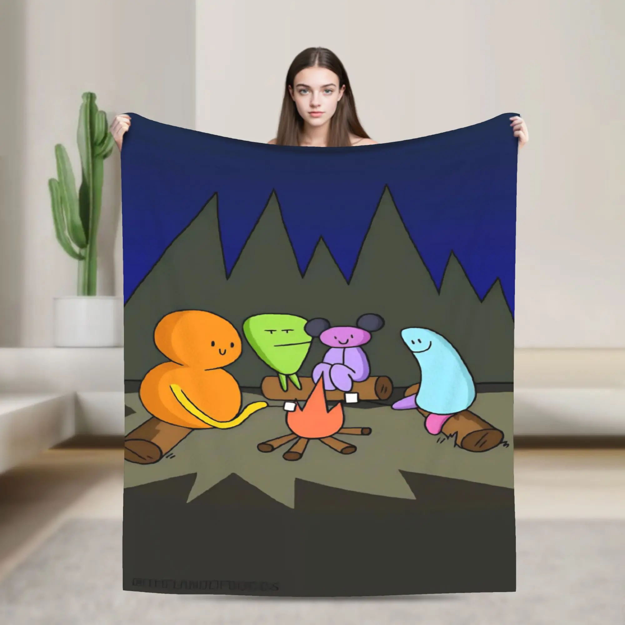 The Land of Boggs  Merch Blankets Ultra-Soft Flannel  Throw Blanket Comfortable Quilt