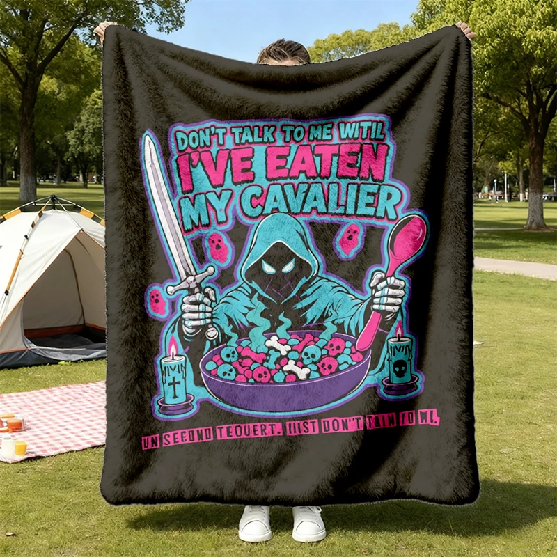 Don't Talk To Me Until I've Eaten My Cavalier Flannel Blanket, The Locked Tomb, Gideon Harrow, Nona The Ninth