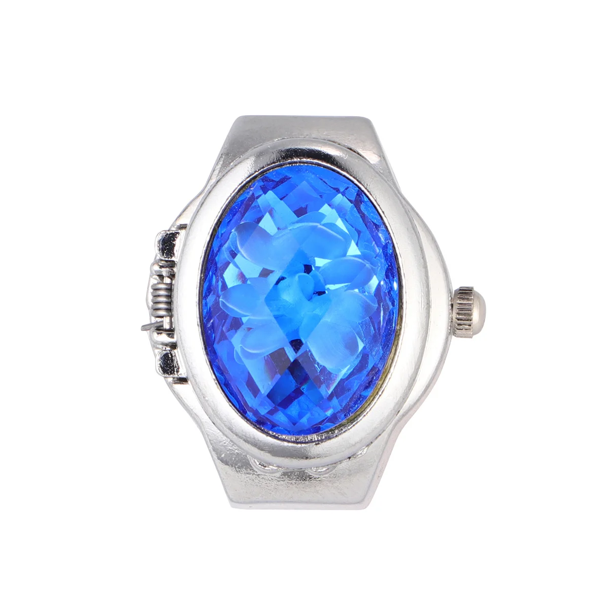 

watch-shaped ring watch finger ring fashion watch ring unisex finger ring mini watch ring