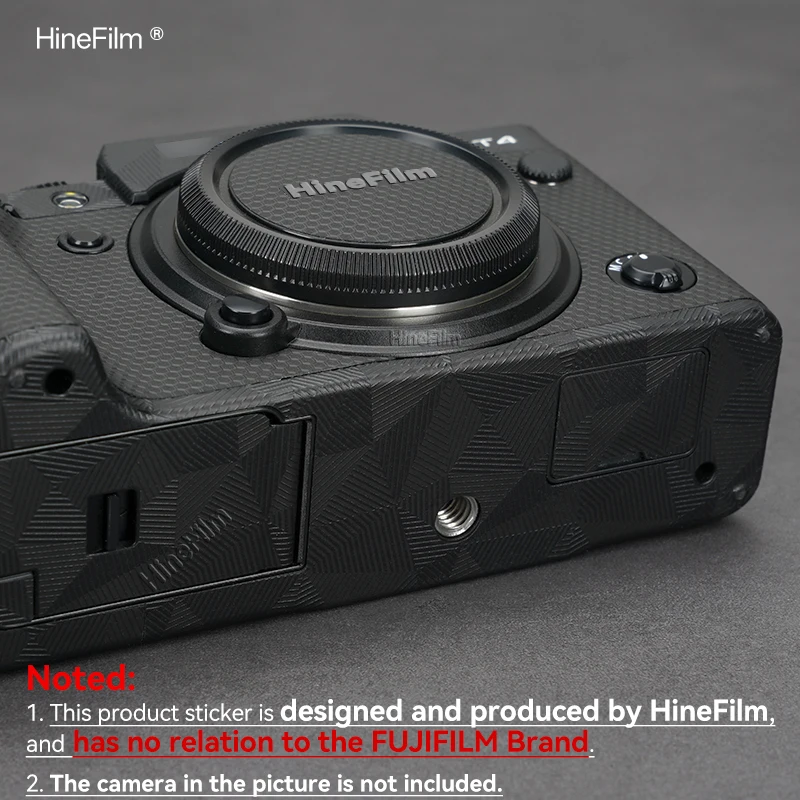 Hinefilm الجلد ل فوجي XT4 كاميرا ملصق XT 4 ملصق مائي الجلد ل فوجي فيلم X-T4 كاميرا واقية التفاف غطاء الجلد #5
