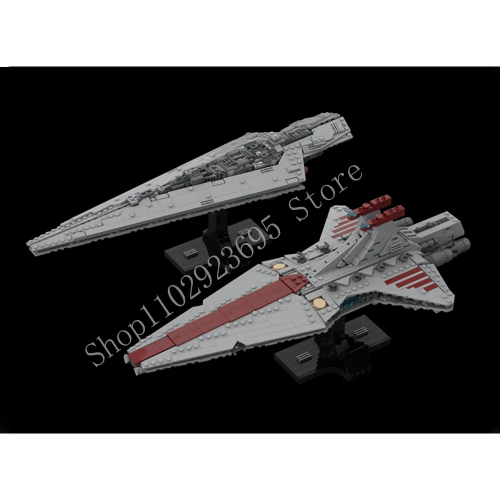 Moc Ucs Venator-Class Star Attack Cruiser Republic Destroyer Buidling Blocks Bricks Diy Children Toys Holiday Gifts Fit 75356