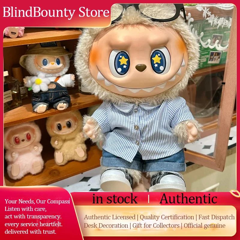 

Authentic Labubu 40cm Fashion Big Vinyl Doll The Monsters Flip With Me Series Collection Decoration Cute Doll Festivals Gift