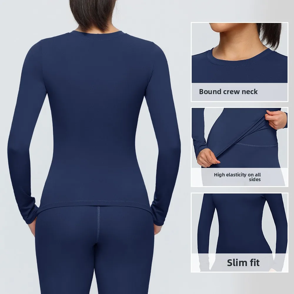 Compression Shirts Women's Athletic Workout Undershirt Dry Fit T-Shirt for Gym Running Short Long Sleeve Tops Yoga Top T-Shirt