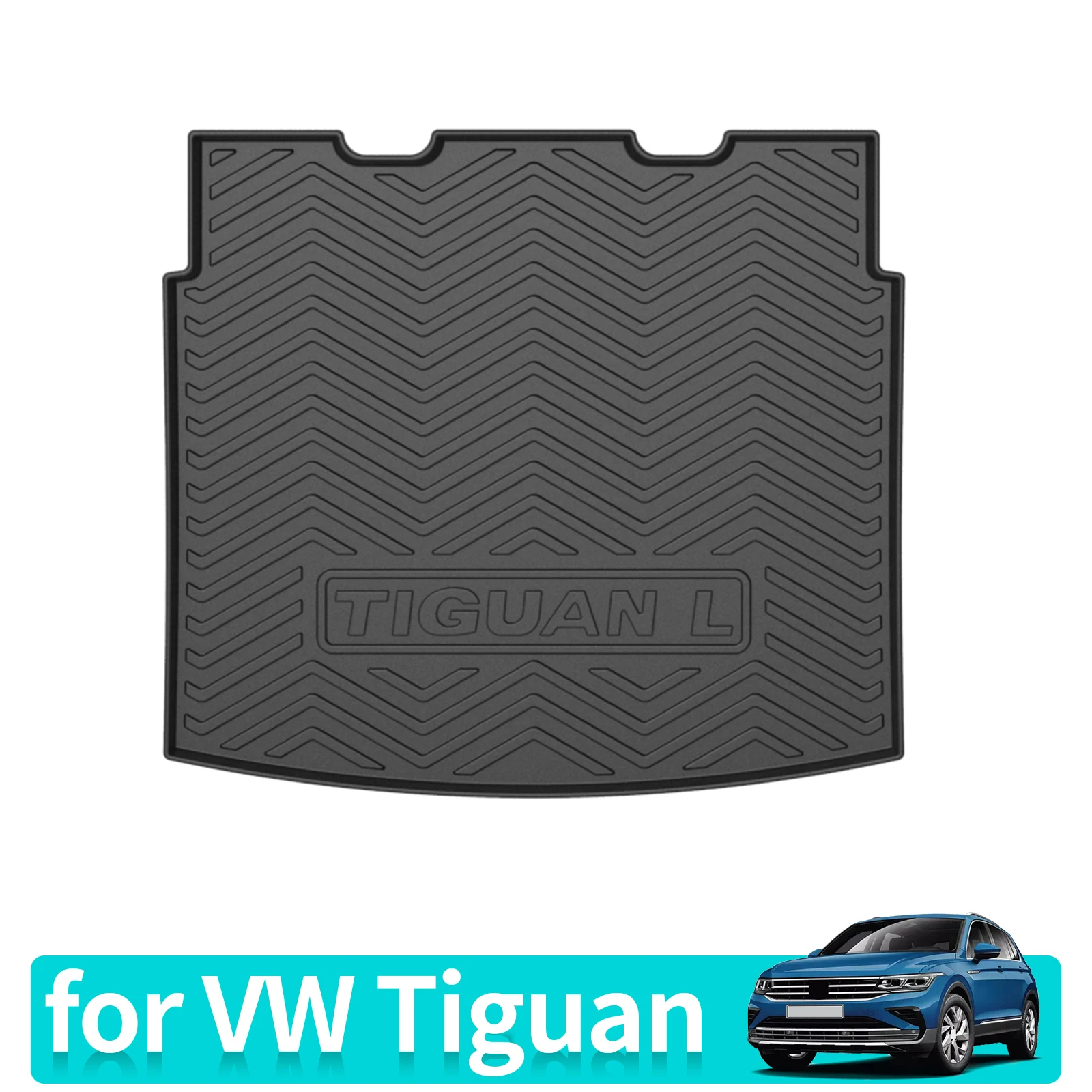 

Car Floor Mats for VW Tiguan 2017-2023 Trunk Backrest Pad TPE