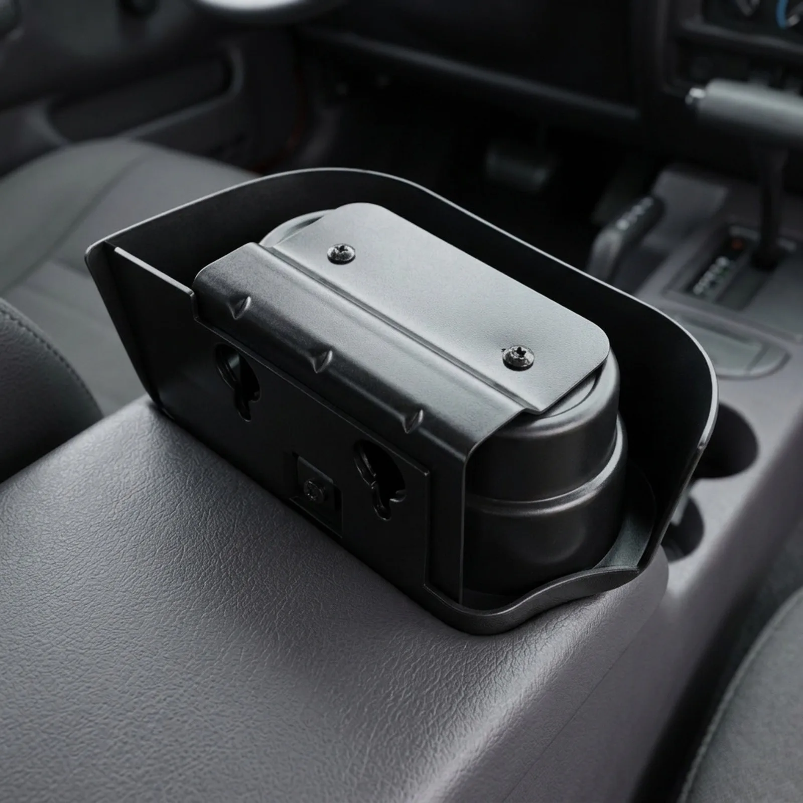 Vehicle Interior Front Split Front Split Cup Holder Cup Holder ABS Construction Non-deforming Quick Install Vehicle