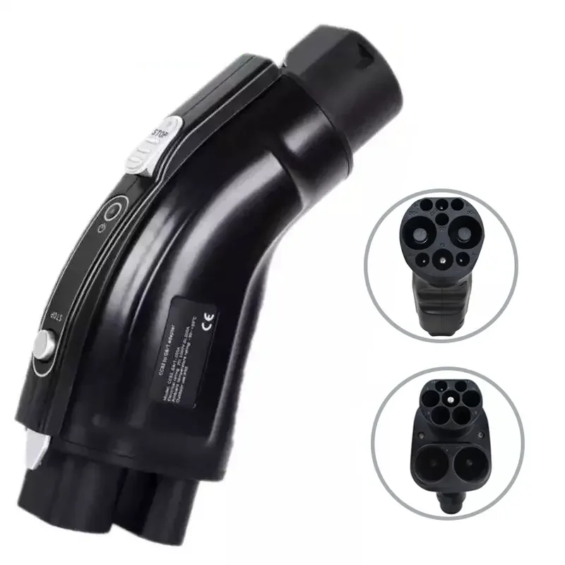Electric Vehicle DC EV Connectors CCS2 Combo 2 to GBT Adapter Electric Car Charging Adapter