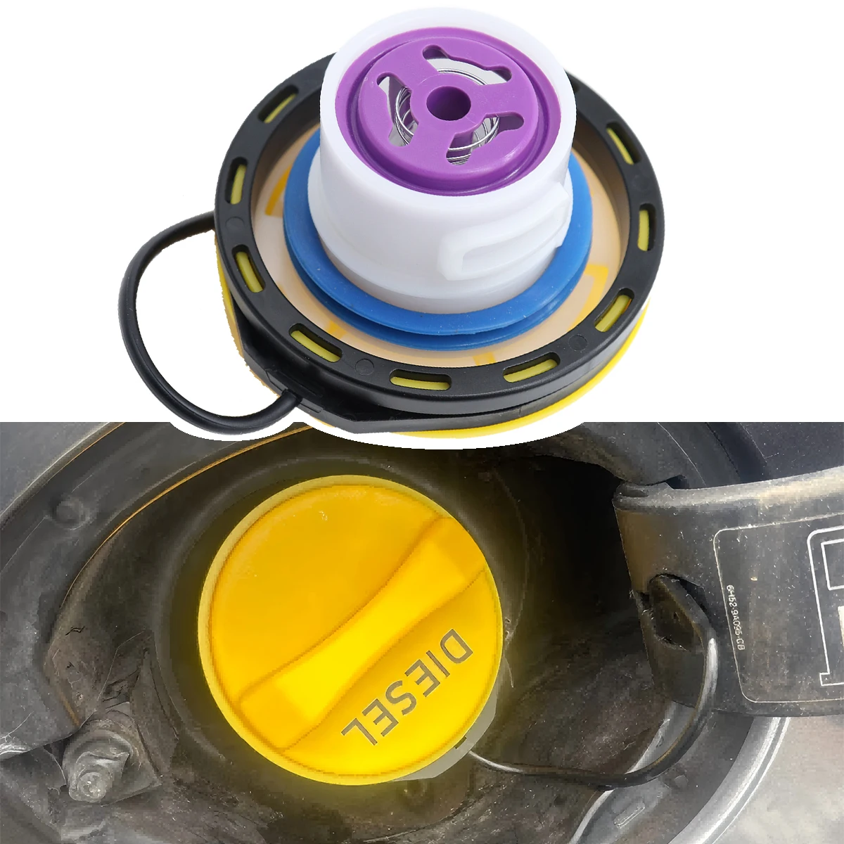 

Diesel Fuel Tank Filler Cap Inner Covers Repair LR053666 For Land Rover Defender L663 Discovery 4 5 Range Rover L460 Velar L560