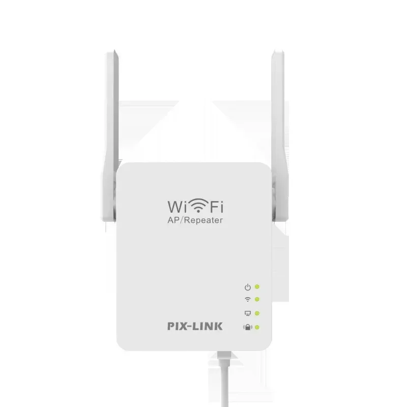 Banggood LV-WR05U 300Mbps Wireless Router Signal Amplifier WiFi Repeater AP Network Expansion Home WiFi Booster Dual Antennas