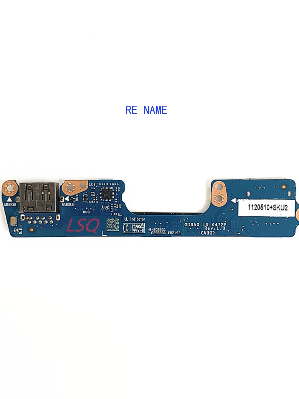 

LS-K472P для ноутбука Dell Alienware X15 R1 R2 GDS50 I/O SD Card Reader USB Board