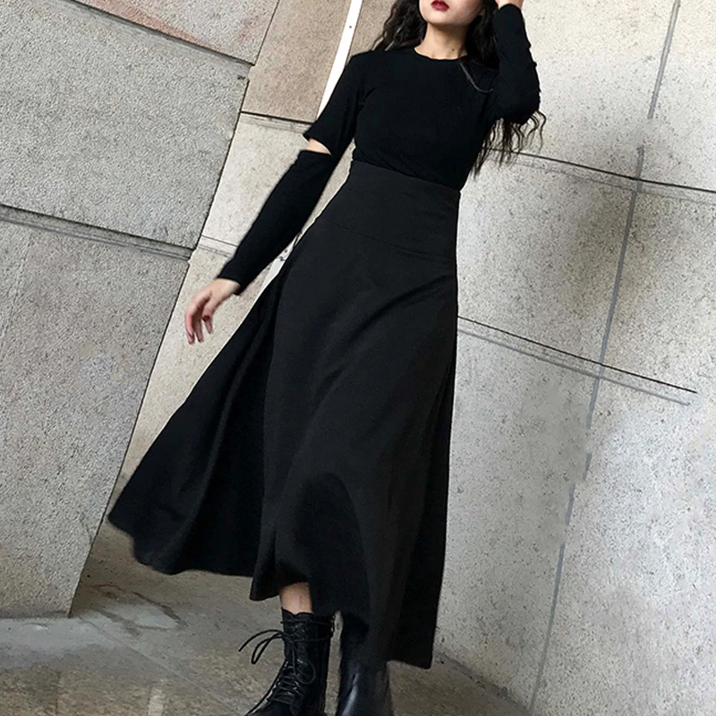 French Vintage Victorian Skirt Women Korean Style Slim Lace-up Designer Gothic Y2k Skirt Black Court Retro Casual Party Clothes