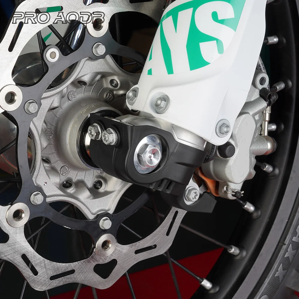 ل KTM 125 150 200 250 300 350 450 500 XC XCF XCW SX SXF EXC EXCF TPi 6D 16-24 موتوكروس شوكة أسفل الحذاء الحرس غطاء حامي