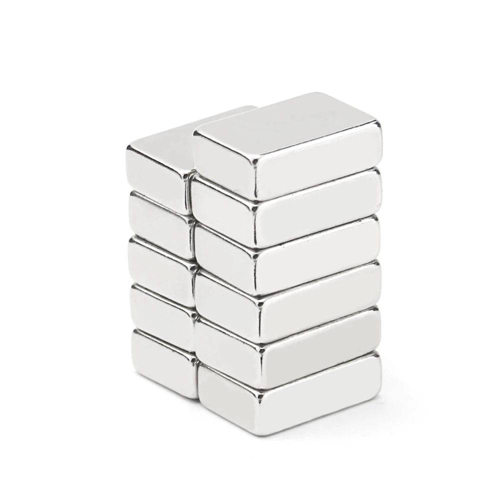 100pcs 15x10x5mm Super Powerful Strong Rare Earth Block NdFeB Magnet Neodymium N35 Magnets 15*10*5mm