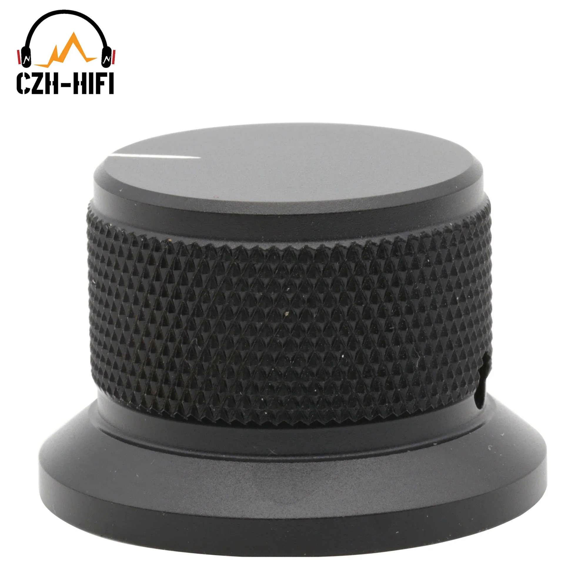 Audio Knob MACHINED Solid Aluminum Amplifier POTENTIOMETER CD DAC Speaker Turntable Radio VOLUME CONTROL Knob DIY