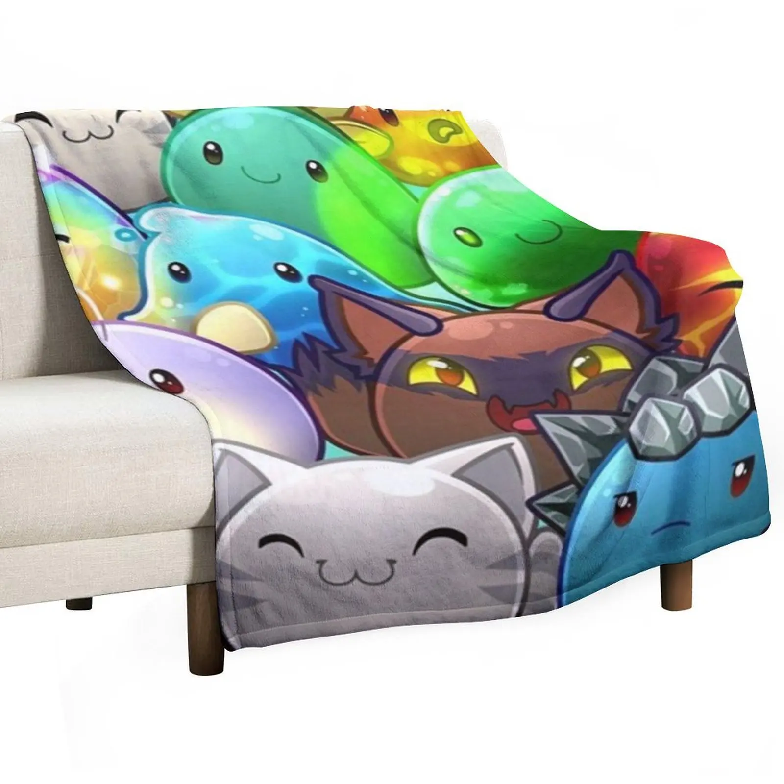 

Slime rancher Throw Blanket Soft Big Hairys Sofa Throw Thermal Blankets