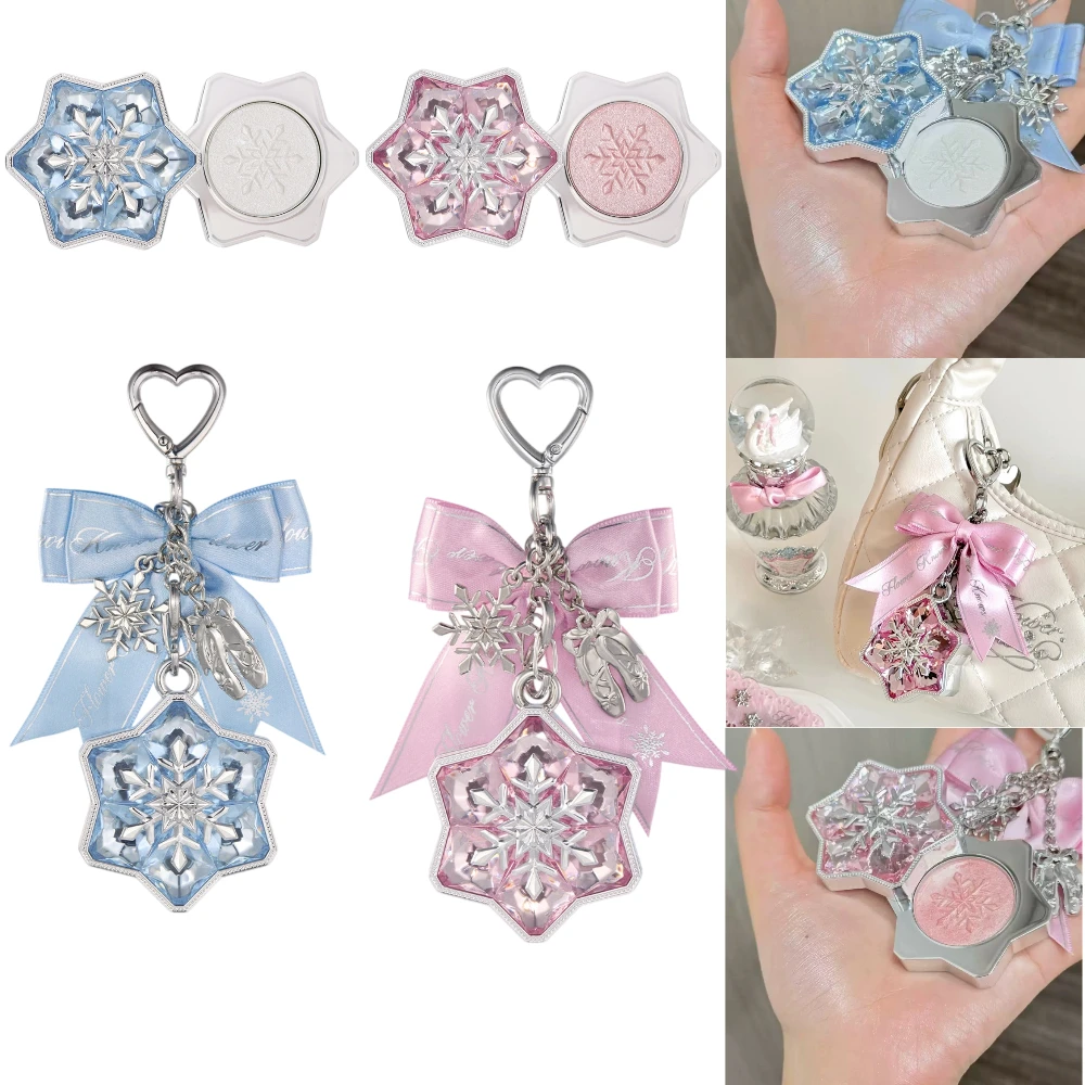 Flower Knows Snow Ballet Highlighter Pendant Charm Shimmery Face Makeup