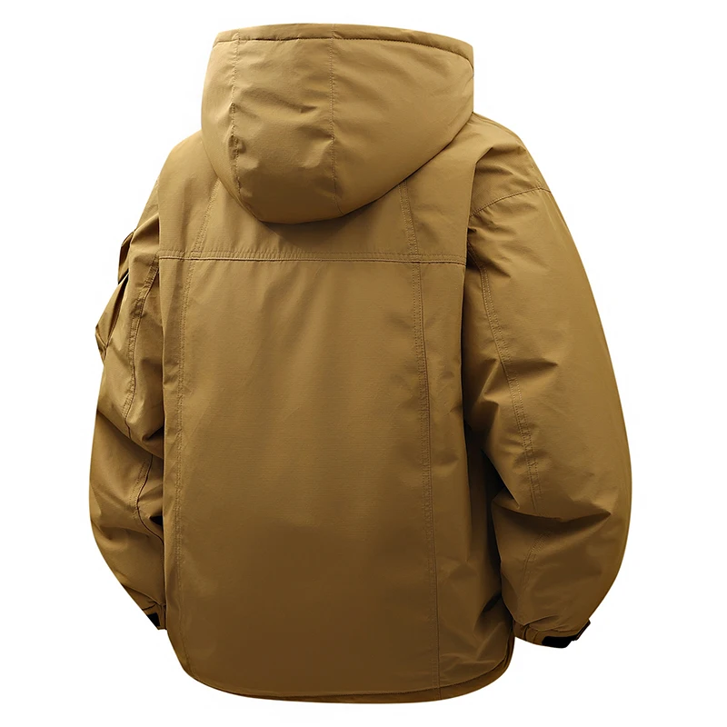 

Men's Casual Thiened Du down Jaet Simple Sle Winter Warm Outdoor Sport Ci Life Regular Fit Long Sve Coat