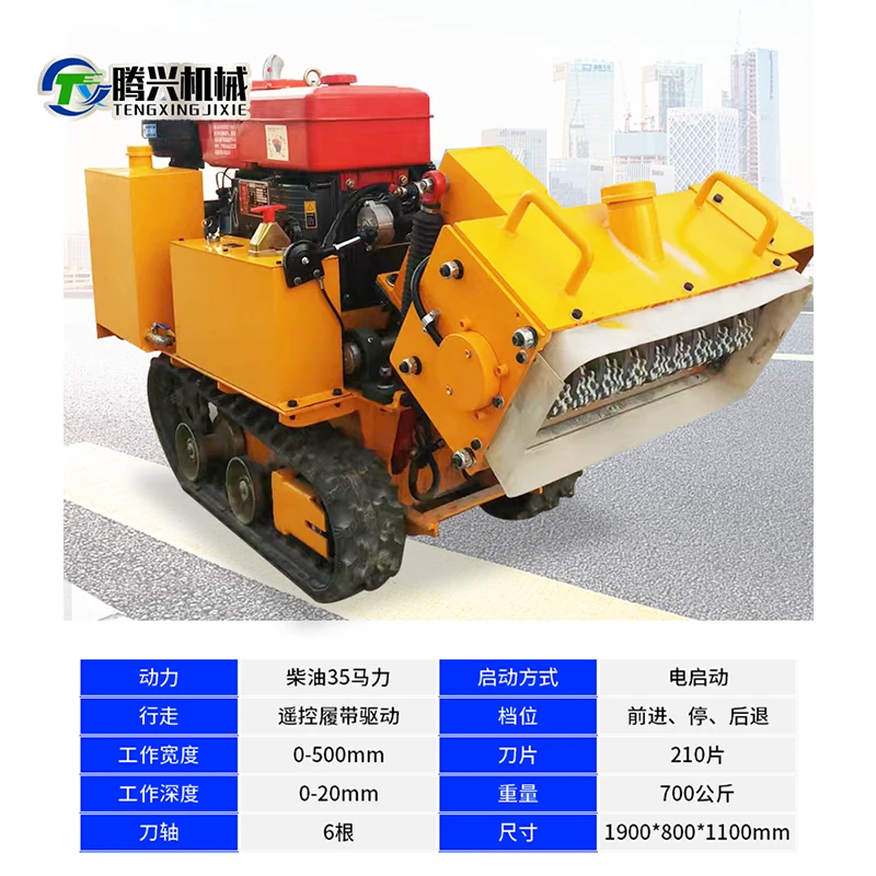 Fresadora hidráulica sobre orugas