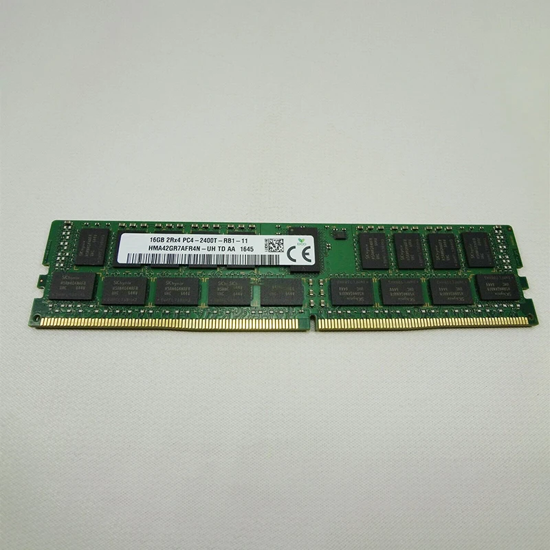 1 PCS HMA42GR7AFR4N-UH 16G 2RX4 PC4-2400T REG ECC For SKhynix Server RAM