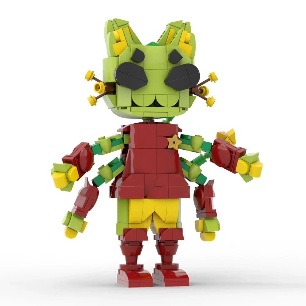 

MOC популярные модели Игровых персонажей regreтеватор Gnarpy, набор строительных блоков «сделай сам», пазлы, игрушки для детей, подарок на день рождения, 375 шт.