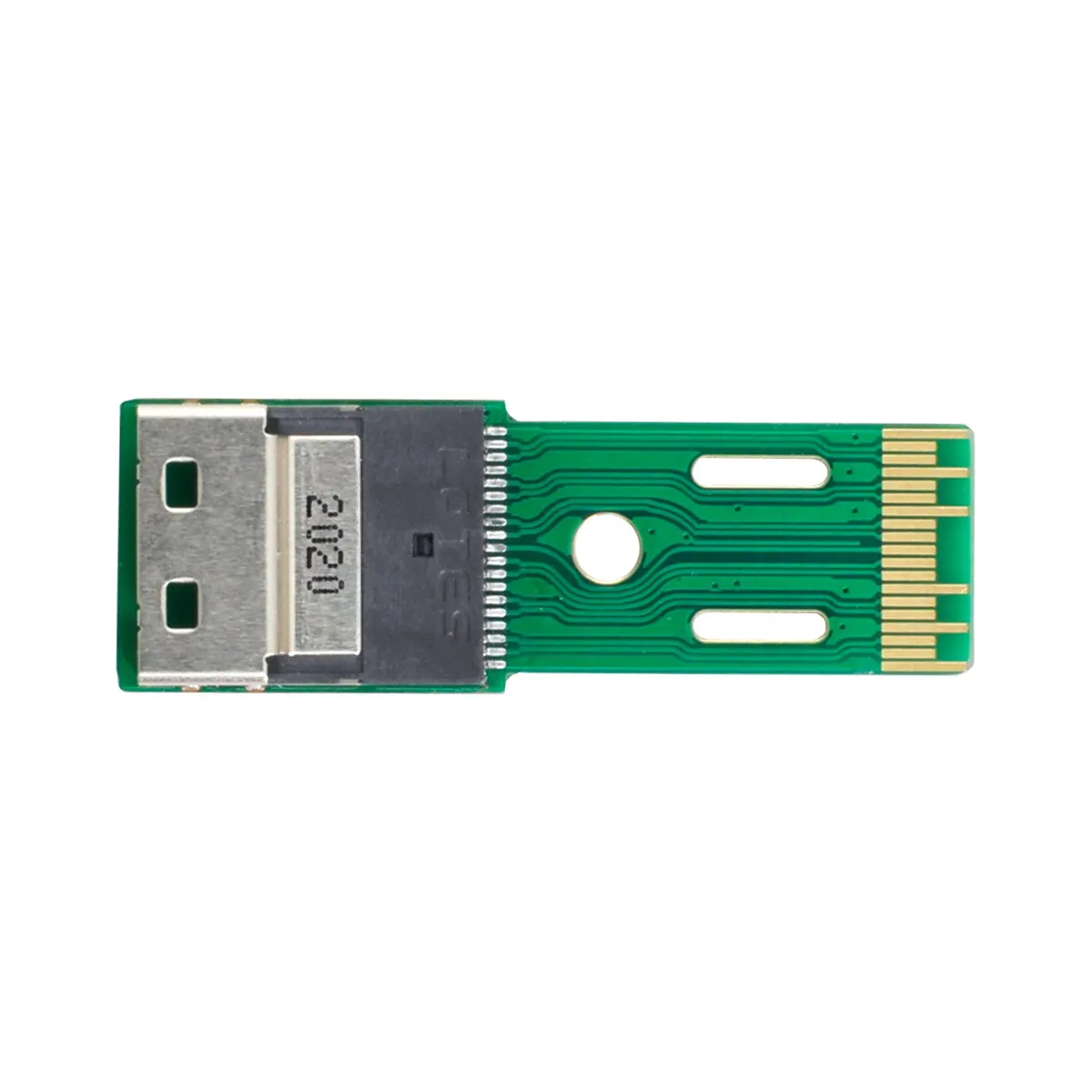 

Slimline SAS 4.0 Адаптер «Папа-мама» SFF-8654 4i 38pin to SFF-8654 38pin PCI-E