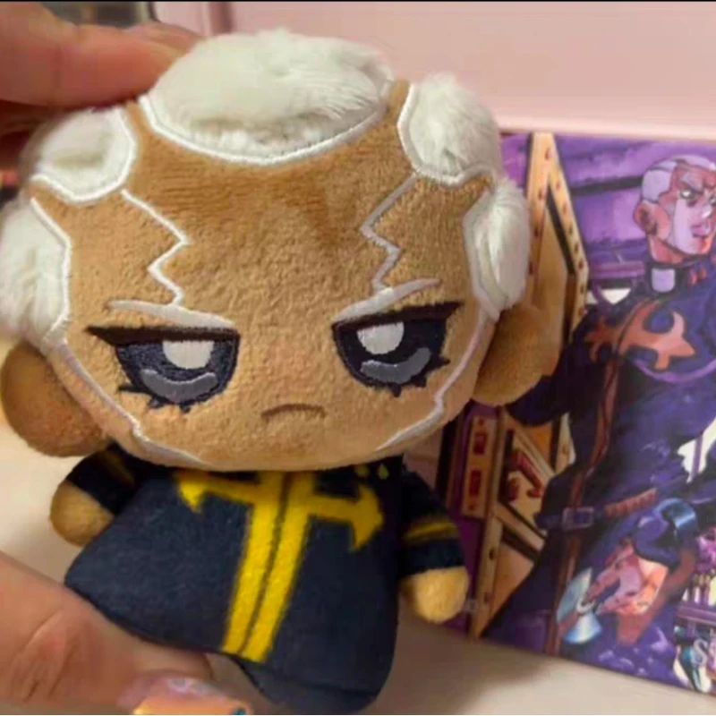 

10cm Jojo'S Bizarre Adventure Enrico Pucci Anime Plush Doll Plushie Toy Soft Figures Desktop Decoration Collection Birthday Gift