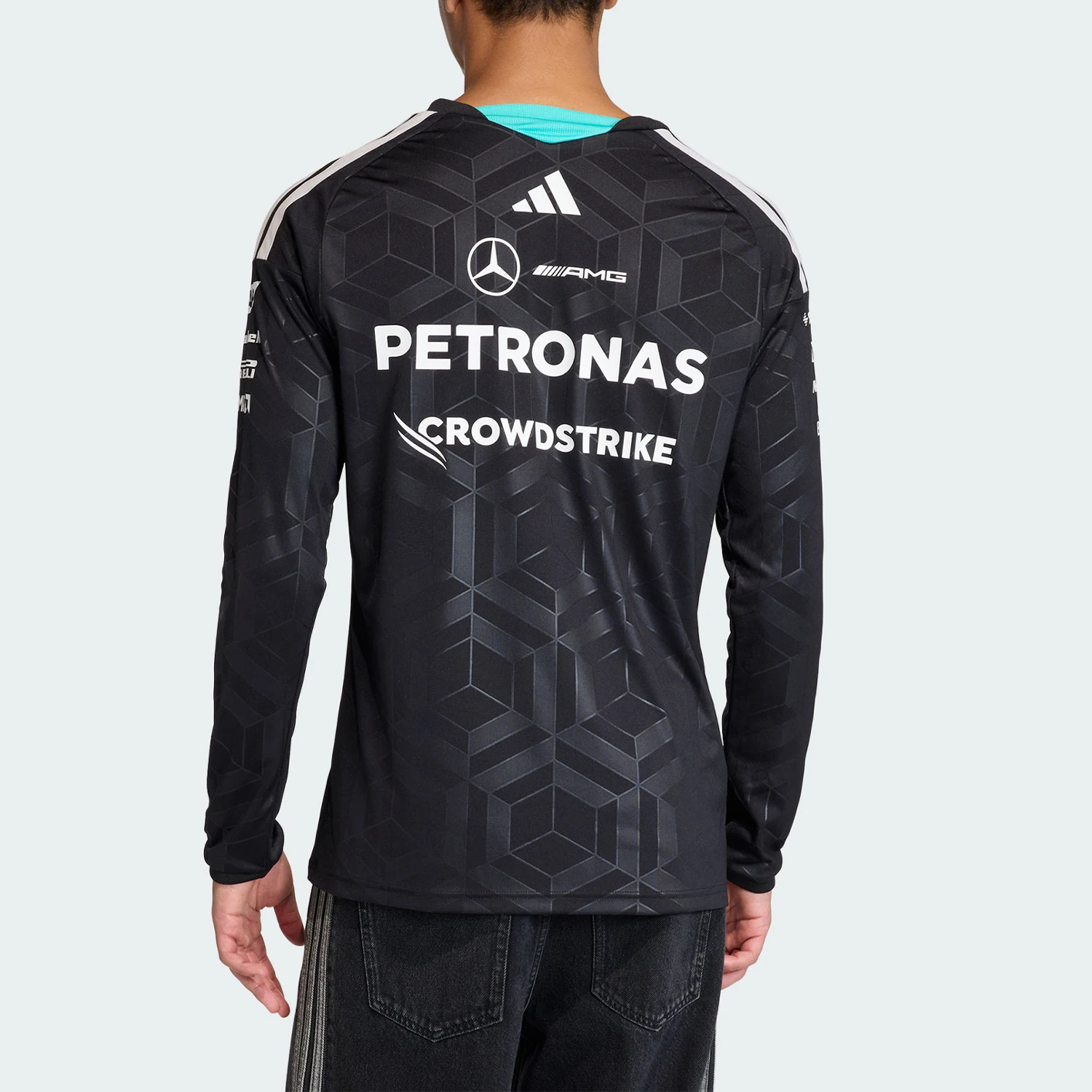 Adidas Authentic Spring Autumn Men's Sports Slim Fit Skin-Friendly Training Long Sleeve T-Shirt KF0148