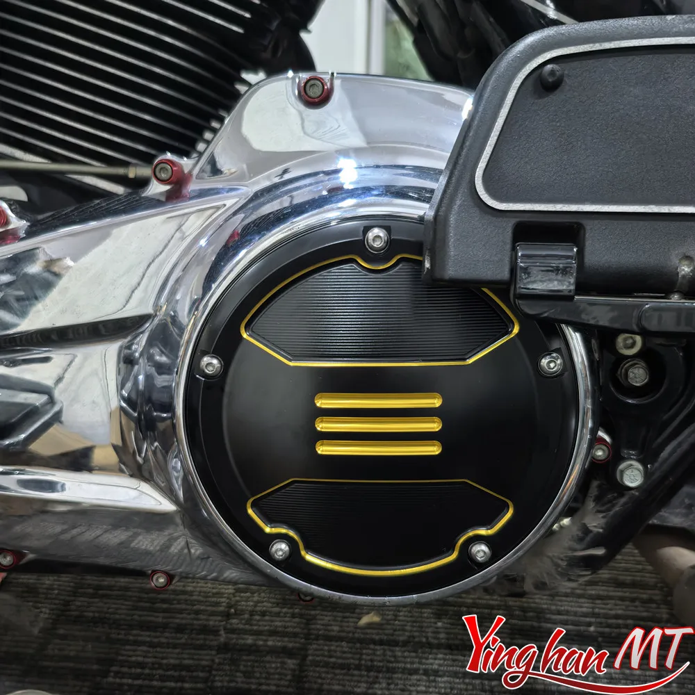 

Золотая глубоко вогнутая боковая крышка сцепления для Harley Touring Ultra Limited Street Glide 114 cvo FLHX FLTRX Special FLTRXS 16-23