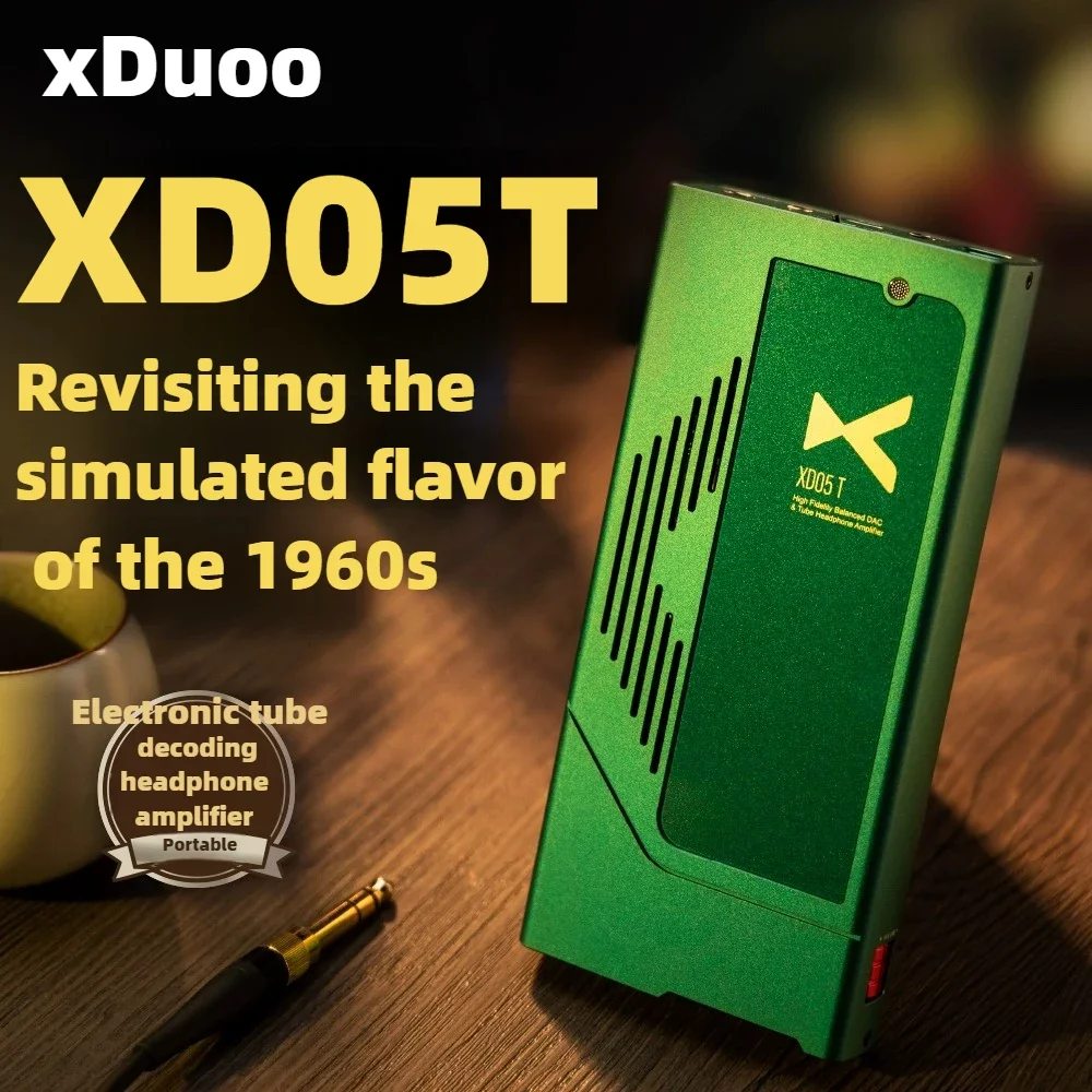 xDuoo XD05T HiFi портативный декодер XD05 T двухламповый AMPs двойной чип ES9039Q2M USB ЦАП усилитель для наушников 4,4 мм сбалансированные выходы
