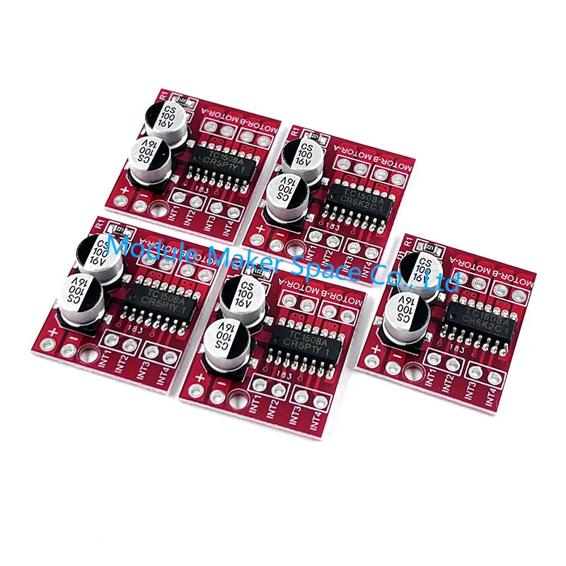 1/5/10 pz MX1508 Modulo Driver Motore DC DC 2 V-10 V 1.5A 2 Vie PWM Velocità Doppio Ponte H Driver Motore Passo-passo L298N