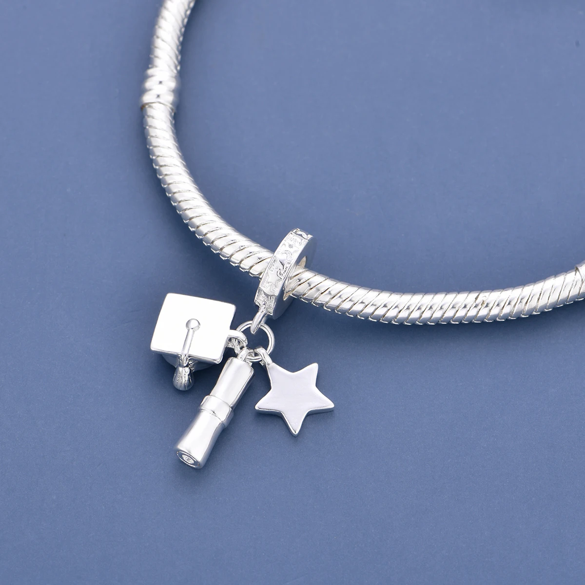 2026 original design bead pendant,DIY bracelet graduation gift,environmentally friendly copper material electroplated silver